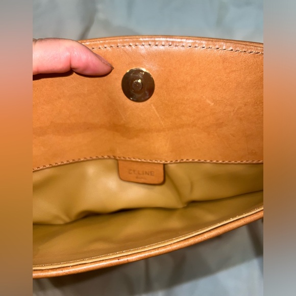 Celine Vtg macadam triomphe fold over clutch - Picture 15 of 16